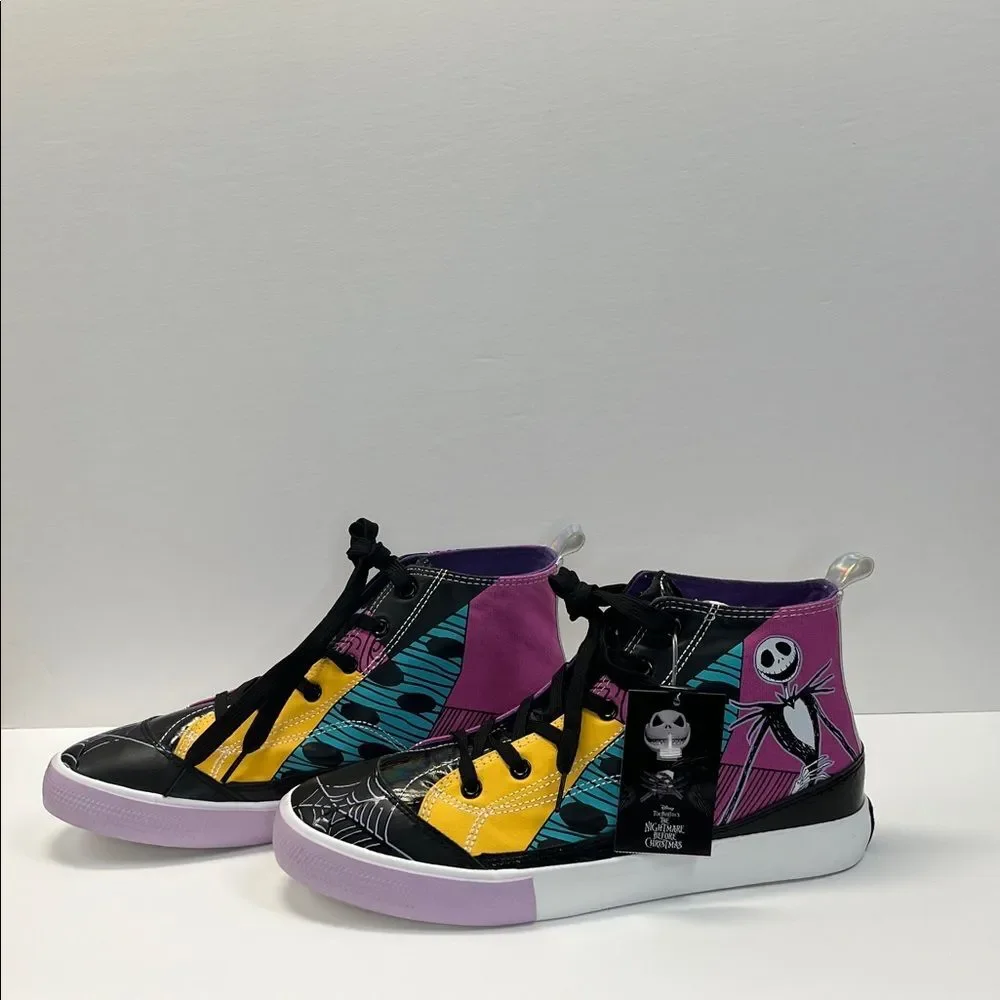 Women's Disney Nightmare Before Christmas High Top Lace Up sneaker SZ 11